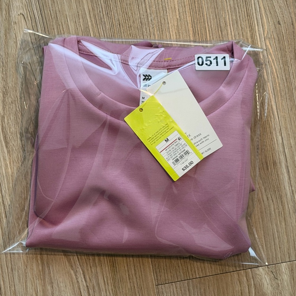 ALL IN MOTION NWT airy sleek active dress -purple -medium - Picture 13 of 13